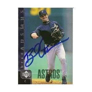 Brad Ausmus Signed Houston Astros 1998 Upper Deck Card