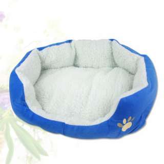 Colors Pet Puppy Dog Cat Kitten Soft Fleece Winter Warm Bed House 