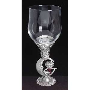 Betty Boop Pewter Wine Glass Set