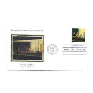   Edward Hoppers Nighthawks FDC First Day Of Issue FDOI Envelope