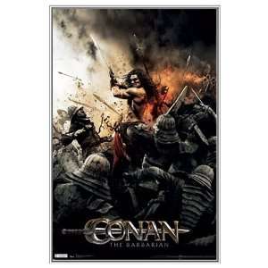   Conan the Barbarian Framed Poster   Quality Silver Metal Frame Toys
