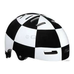 Lazer Street Helmet Black/White Finish; MD  Sports 