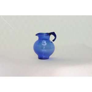  Blue Round Water Pitcher Dollhouse Miniature Toys & Games