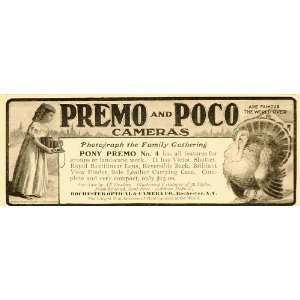  1901 Vintage Ad Pony Premo No. 4 Poco Cameras Turkey 