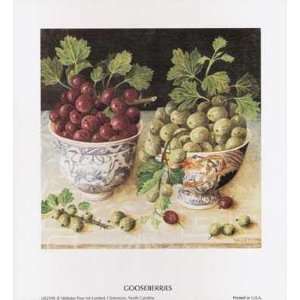    Fruits In Porcelain Gooseberries Poster Print