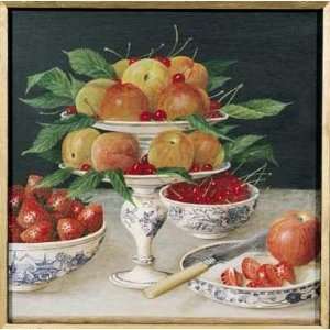  Fruits In Porcelain Apples Poster Print