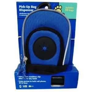  Top Paw Dog Pick up Bag Dispenser with 30 Bags Royal Blue 