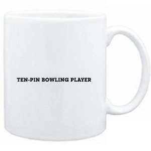  Mug White  Ten Pin Bowling Player SIMPLE / BASIC  Sports 