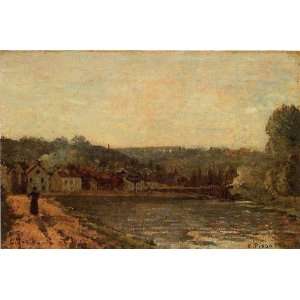   Banks of the Seine at Bougival Camille Pissarro Han