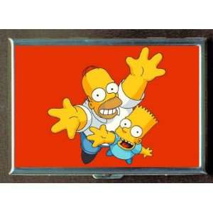  THE SIMPSONS HOMER AND BART ID CIGARETTE CASE WALLET 