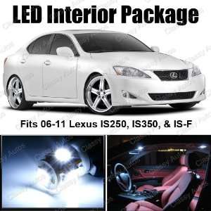  Lexus IS250 IS350 IS F White Interior LED Package (8 