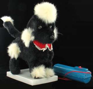  YONEZAWA BATTERY OPERATED REMOTE CONTROL CUTE POODLE TOY ORIGINAL