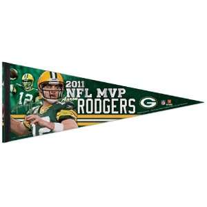   Packers Aaron Rodgers 2011 NFL MVP Premium Pennant