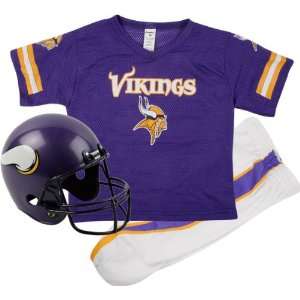 Minnesota Vikings Kids/Youth Football Helmet Uniform Set  