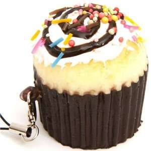  kawaii muffin squishy cellphone charm sprinkles Toys 
