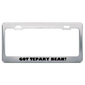  Got Tepary Bean? Eat Drink Food Metal License Plate Frame 