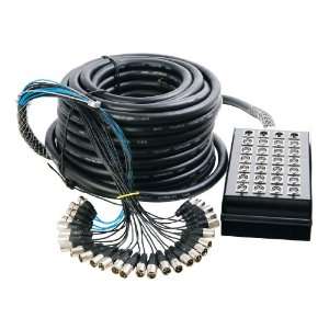  Hot Wires 24 Channel Audio Snake   50 Feet Musical 