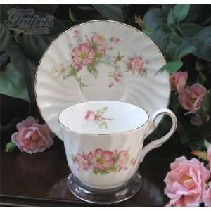 Heirloom Wild Country Rose Bone China Tea Cup & Saucer  