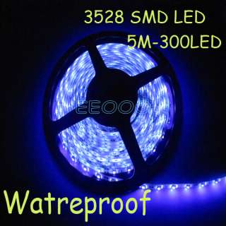  Waterproof 3528 SMD LED 60LED/M Flexible Strip Light DIY Purple  