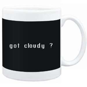 Mug Black  Got cloudy ?  Adjetives 