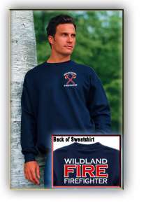WILDLAND FIRE SWEATSHIRT 2XLarge Firefighter Crew XXL  