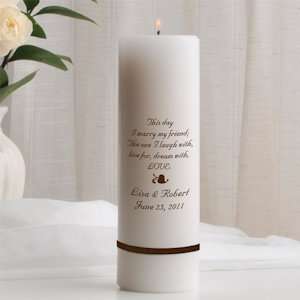 Single Unity Candle 