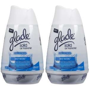  Glade Solid Air Freshener, Crisp Waters, 6 oz 2 pack 