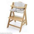   High Chair Booster Seat & Icoo Cushion Pad NATURAL ~ 662984 ~NEW
