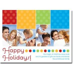Noteworthy Collections   Digital Holiday Photo Cards (Cheerful Dots)