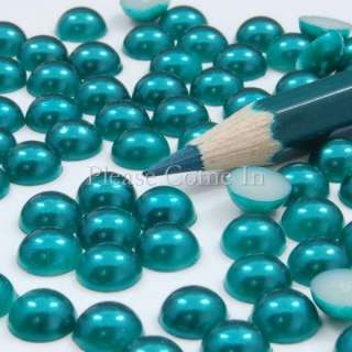   mini round flat back acrylic pearl bead excellent for craft projects