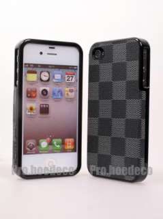   Leather Hard Case Cover for Apple iPhone 4S 4G AT&T CDMA no.LV1G