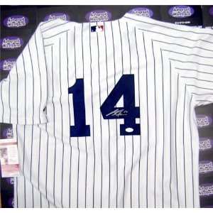  Curtis Granderson Autographed/Hand Signed Yankees Jersey (New York 