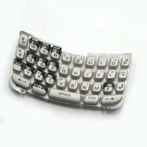  Silver Qwertz Keyboard Numeric Keypad Tastatur Key Button 