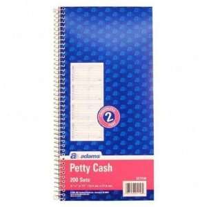  Petty Cash Book, 2 Part, Carbonless, 5x11   2 Part; 5x11 