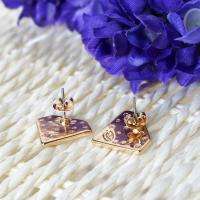 Cosplay Superman Golden Diamond Style Man or Women Ear Stud Pin With 
