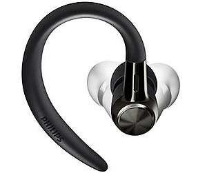 Flexible rubber earhooks provide a comfortable and secure fit for 