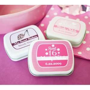  Personalized Sweet Sixteen & Quinceanera Party Tins 
