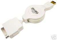 Retractable Charge n Sync Cable for iPod   Firewire 724580611851 