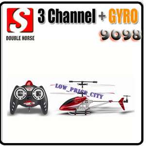 Double Horse 9098 3 Channel RC Helicopter 3.5CH Gyro Metal  