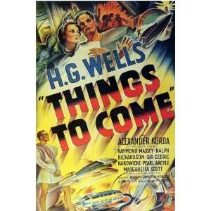 com Things to Come Movie Poster (11 x 17 Inches   28cm x 44cm) (1936 