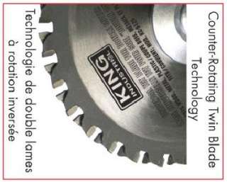 King Canada Tools KC 9125 5 DOUBLE CUT SAW KIT two blades aluminum 