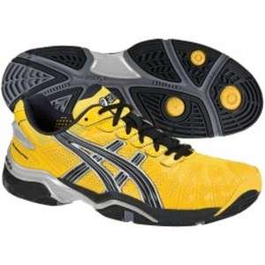Gel Resolution 3 Mens Tennis Shoes Yellow/Blk/Sil E100N 1690 NIB 