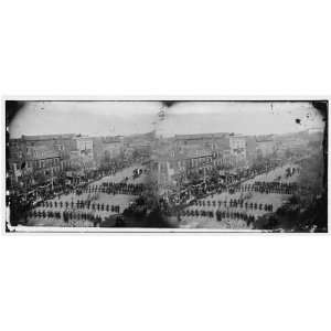   funeral procession on Pennsylvania Avenue; another view Home