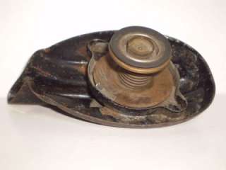  radiator cap with wing shape cover. Made in black painted metal 