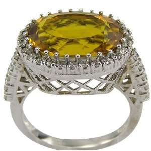  Antique Citrine and Diamond Ring   6 DaCarli Jewelry