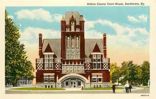 Kentucky, KY, Bardstown, Nelson County Court House Postcard  