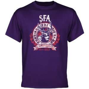  Stephen F Austin Lumberjacks Big Game T Shirt   Purple 