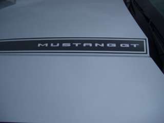 2011 Ford Mustang Hood Spears Stripes Cowl Decals   OB  
