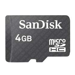 SanDisk 4GB Micro SD SDHC New MicroSD Memory Card 4 GB  
