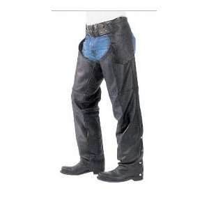 Classic Motorcycle Thick Leather Chaps